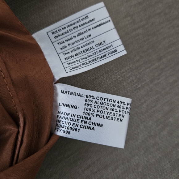 US Polo Assn. brown canvas pleather crossbody bag - Picture 14 of 14